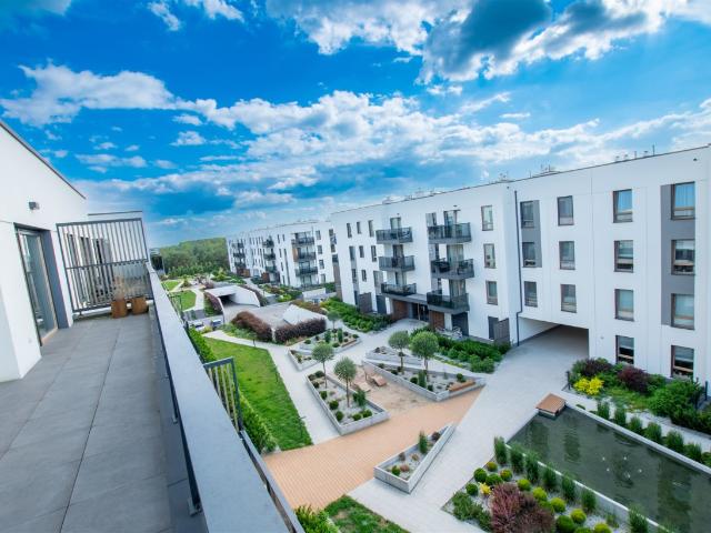 Mieszkanie, garaż i taras 40m2 – ostatnie piętro