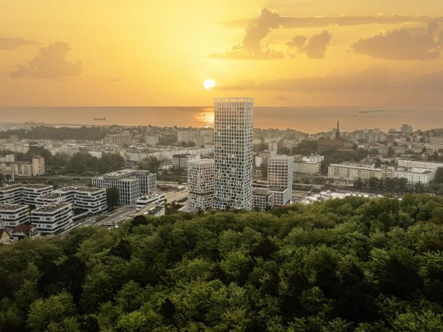 Mieszkanie, Gdynia Wzgórze Św. Maksymiliana, Kielecka, SKYCITY Gdynia, A.12.1