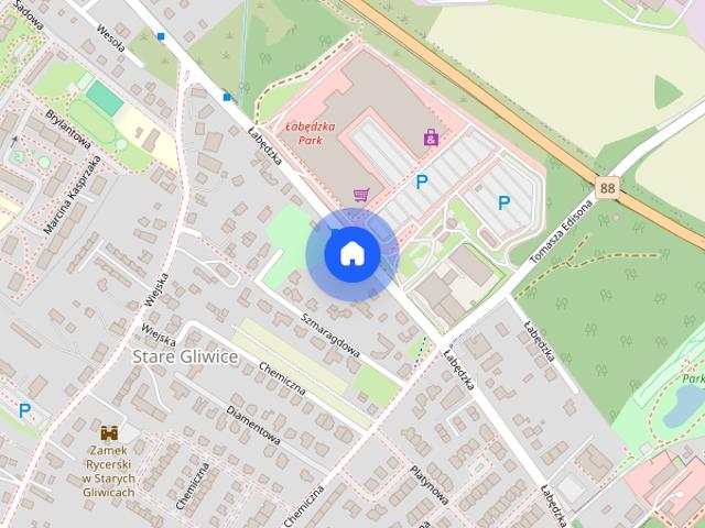 Mieszkanie Gliwice Stare Gliwice powierzchnia 60 m²