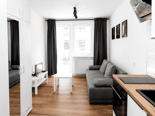 Mieszkanie kawalerka z aneksem kuchennym 27 m² na wynajem Kraków, Olsza