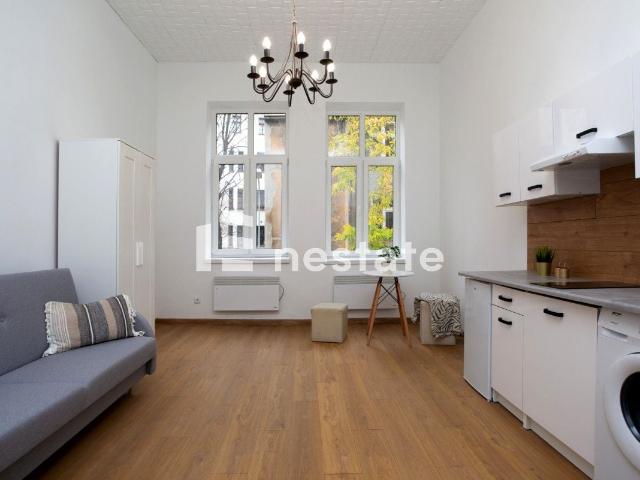 Mieszkanie kawalerka z aneksem kuchennym 35 m² na wynajem ul. Dwernickiego, Kraków, Grzegórzki