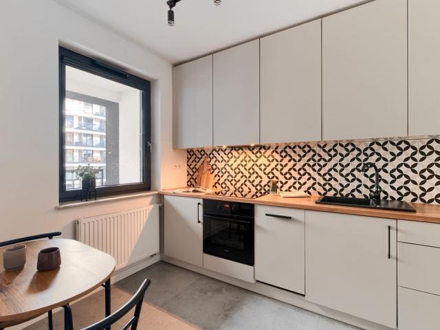 Mieszkanie kawalerka z kuchnią w zabudowie 32,19 m² na wynajem ul. Barańczaka, Poznań, Jeżyce