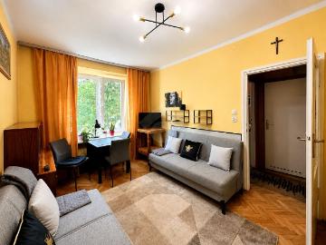 Mieszkanie kawalerka z kuchnią z oknem 27 m² na wynajem Kraków, Grzegórzki