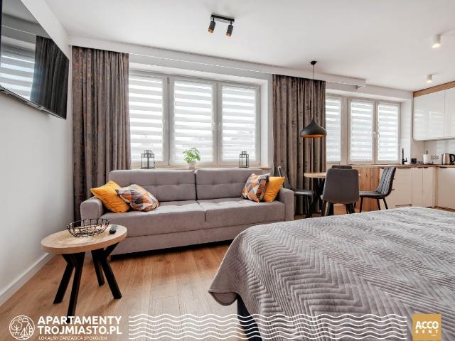 Mieszkanie kawalerka z kuchnią z oknem 30 m² na wynajem ul. Pułaskiego, Sopot, Dolny Sopot Dolny