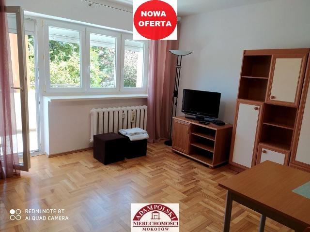 Mieszkanie kawalerka z kuchnią z oknem 31 m² na wynajem ul. Pyjasa, Warszawa, Mokotów