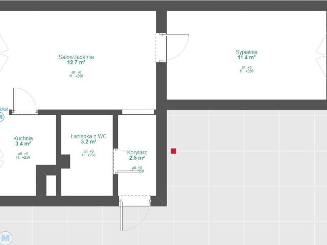 Mieszkanie, Kielce, 34.38 m², sprzedam mieszkanie
