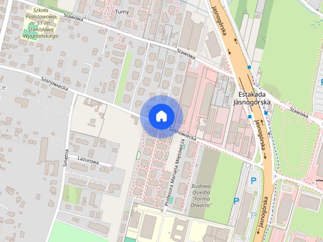 Mieszkanie Kraków Bronowice powierzchnia 70 m²