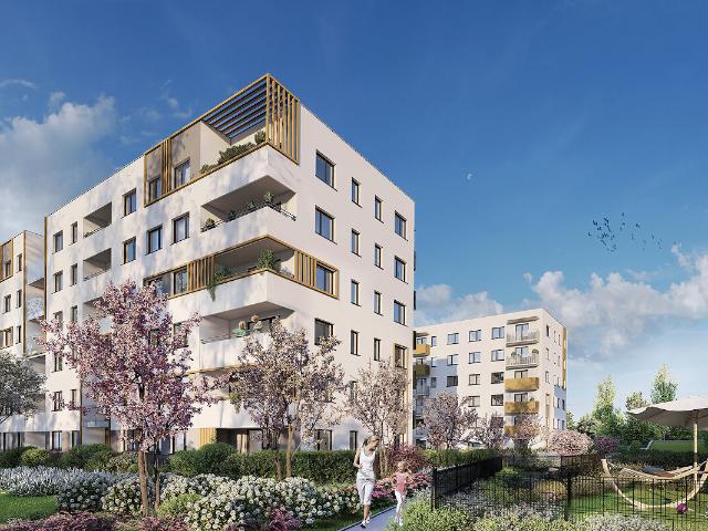 Mieszkanie, Kraków Podgórze Płaszów, Myśliwska 68, City Vibe etap V, F/121