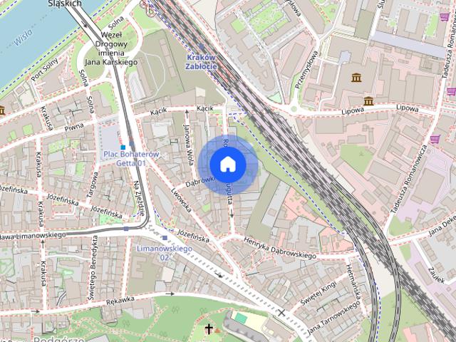 Mieszkanie Kraków Stare Podgórze do wynajęcia