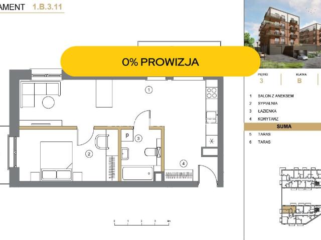 Mieszkanie sprzedam, Wieliczka, Wieliczka, Wieliczka, Adama Asnyka, 48 m2, cena: 674 611 zł