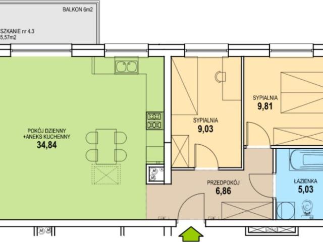 Mieszkanie sprzedam, Łężyca, Łężyca Inwestycyjna, 65 m2, cena: 559 000 zł