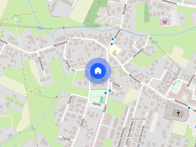 Mieszkanie Tychy Żwaków powierzchnia 60 m²