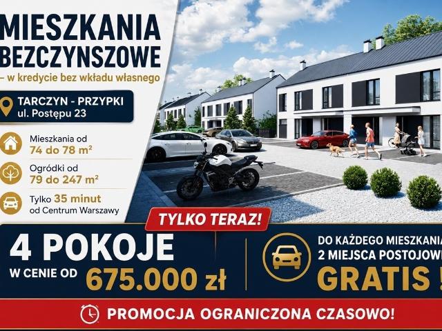 Mieszkanie, Tarczyn, 78.00 m², sprzedam mieszkanie