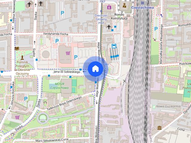 Mieszkanie trzypokojowe w centrum Częstochowy