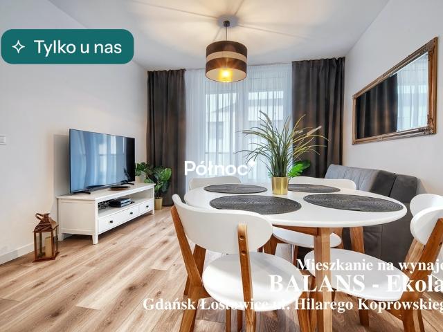 Mieszkanie wynajmę, GDAŃSK, ŁOSTOWICE, Hilarego Koprowskiego, 37 m2, cena: 2 699 zł
