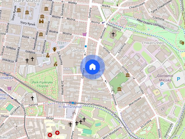 Mieszkanie w centrum, 500 metrów od Starego Rynku