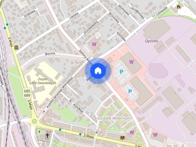 Mieszkanie w centrum Batorego. Zadbane, Ładne z dobrym rozkładem