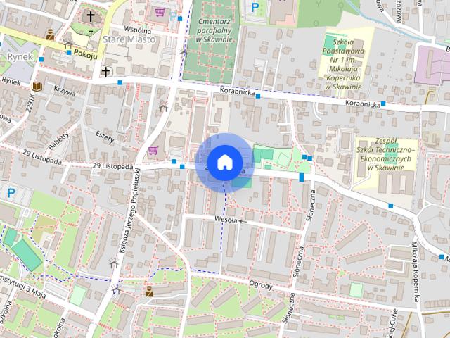 Mieszkanie w centrum Skawiny na wynajem