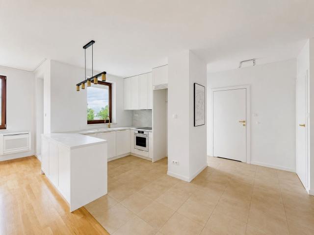 Mieszkanie w apartamentowcu wysoki standard 64 m² nad rzeką na wynajem Warszawa, Wilanów
