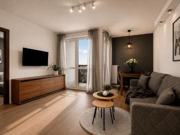 Mieszkanie w bloku mieszkalnym 45 m² nad rzeką na wynajem Warszawa, Bemowo