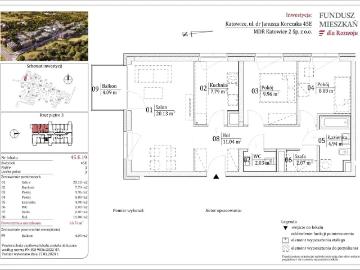 Mieszkanie w Katowicach 66,76 m² z rynku pierwotnego
