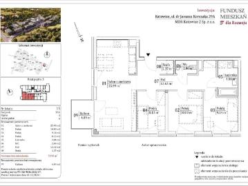 Mieszkanie w Katowicach 73,95 m² z rynku pierwotnego