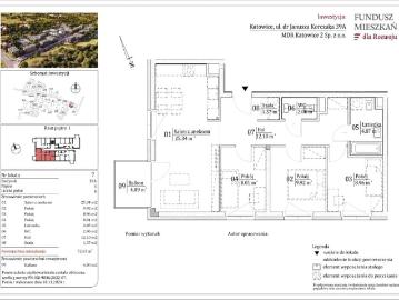 Mieszkanie w Katowicach 72,63 m² z rynku pierwotnego