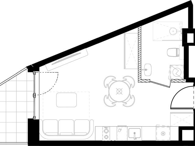 Mieszkanie w Katowicach 30 m² z rynku pierwotnego