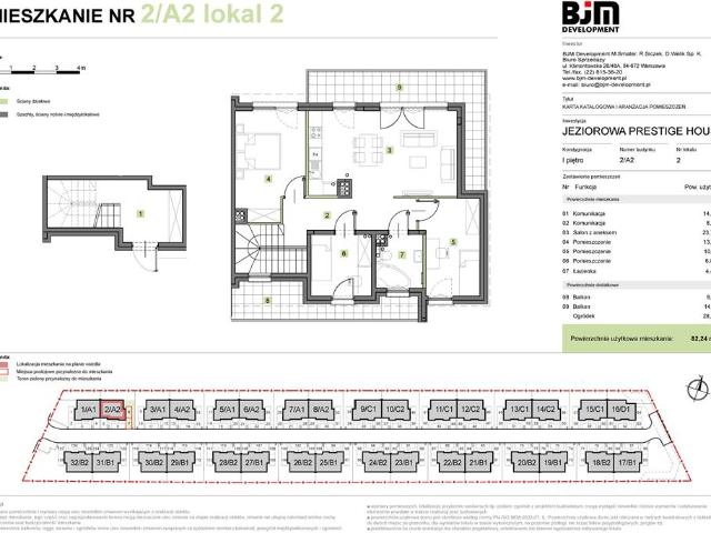 Mieszkanie, Warszawa, 84.24 m2, 3 pokoje