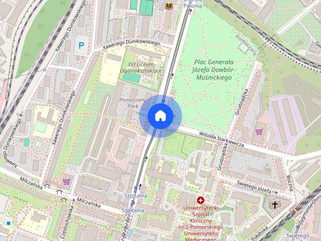 Mieszkanie z pięknym widokiem w Szczecinie, 37m²