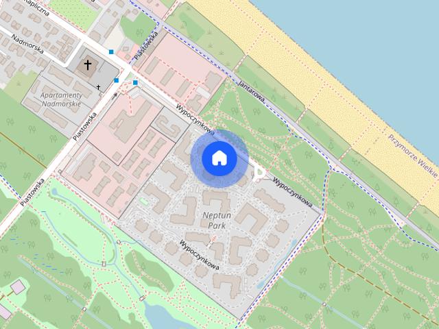 Mieszkanie z tarasem na osiedlu Neptun Park z miejscem postojowym