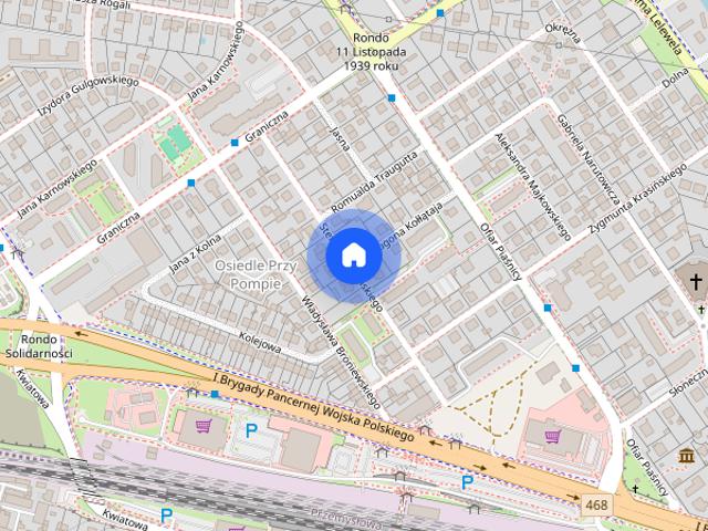 Mieszkanie z tarasem, ogrodem, garażem w centrum Wejherowa