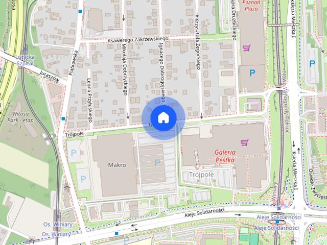 Mieszkanie 1 pokojowe z osobną kuchnią i balkonem ul. Trójpole, Poznań