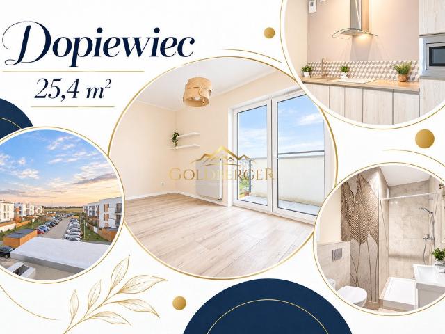 Mieszkanie 25,4 m² w Dopiewcu, balkon, komórka polecam!