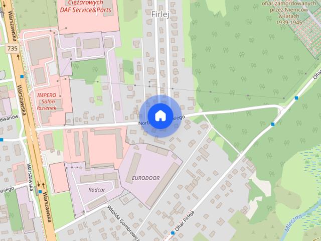 Mieszkanie 2 pok. na parterze domu, ul. Barlickiego, os. Firlej, Radom
