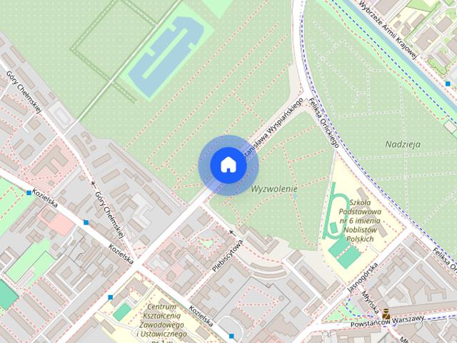 Mieszkanie 2 pok. na 1 piętrze w centrum Gliwic