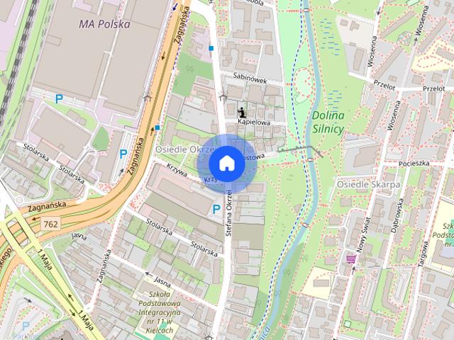 Mieszkanie 2 pok pow. 34m2, ul. Okrzei, Centrum