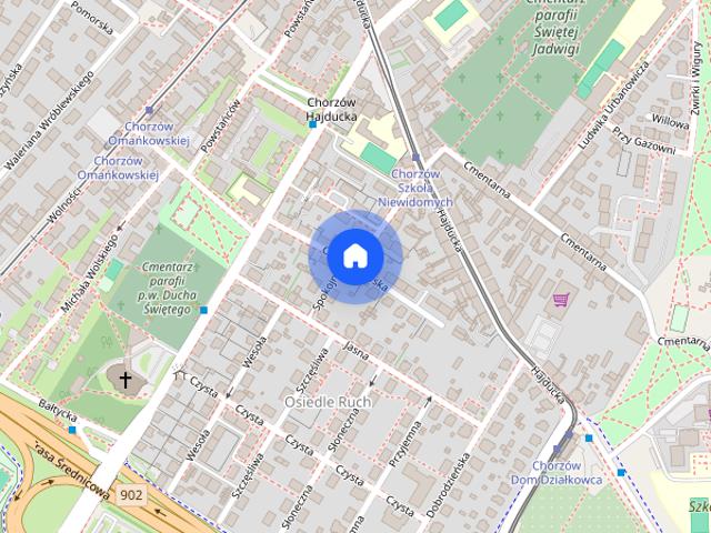 Mieszkanie 2 pok. w Centrum Chorzowa z balkonem