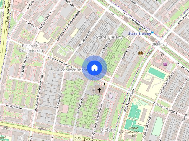 Mieszkanie 2 pok, 36,84 m2, Bielany, Skalbmierska