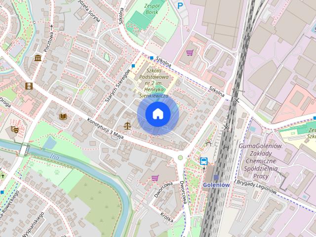 Mieszkanie 2 pokoje na wynajem centrum Goleniowa