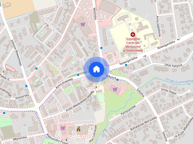 Mieszkanie 2 pokoje na wynajem centrum Goleniowa