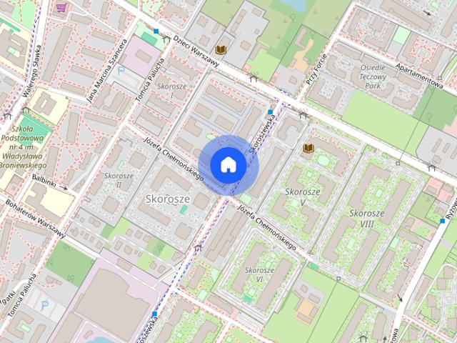 Mieszkanie 2 pokoje oddzielna kuchnia i garderoba 56m2