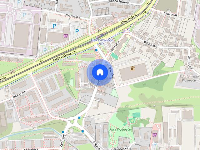 Mieszkanie 2 pokoje|balkon|osobna kuchnia|miejsce parkingowe|Centralna