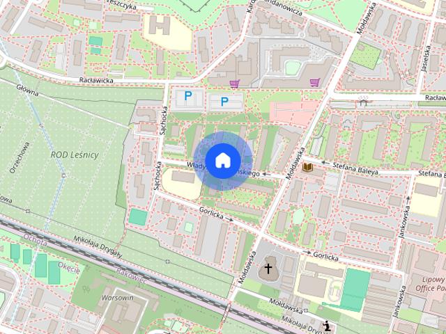 Mieszkanie 2 pokoje ul.Okińskiego Uni.Medyczny /Park Szczęśliwicki