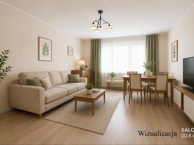 Polecam mieszkanie 2 pokoje z dużym potencjałem w centrum Szczecina