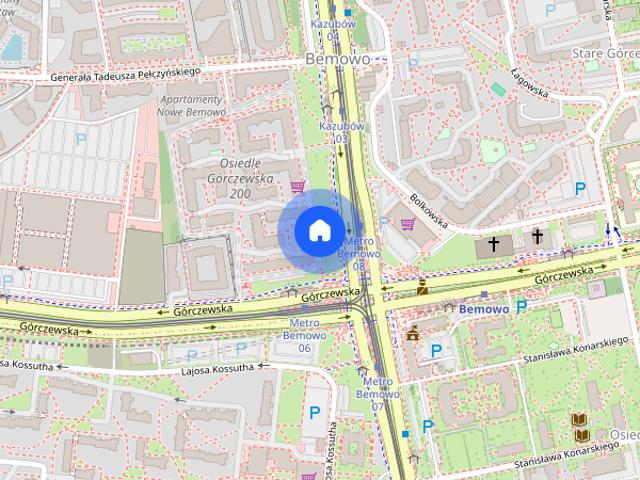 Mieszkanie 2 pokojowe 45m2 tuż przy metro Bemowo 3200 zł od 01.10.2026