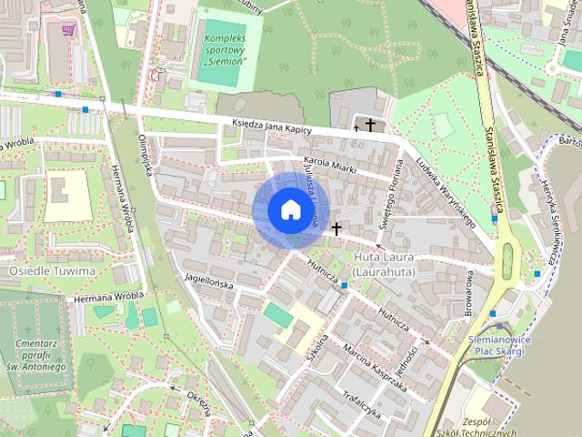 Mieszkanie 2 pokojowe, 54 m², Siemianowice Śl. ul. Sobieskiego 13/3