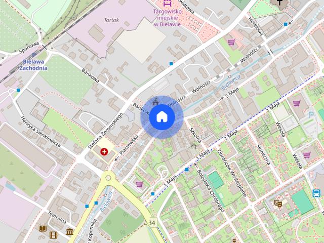Mieszkanie 2 pokojowe na parterze w Dzierżoniowie