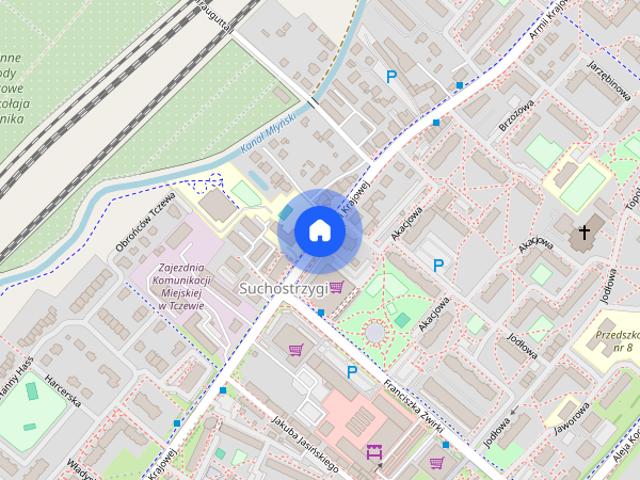 Mieszkanie 2 pokojowe na wynajem ul.Armii Krajowej 19