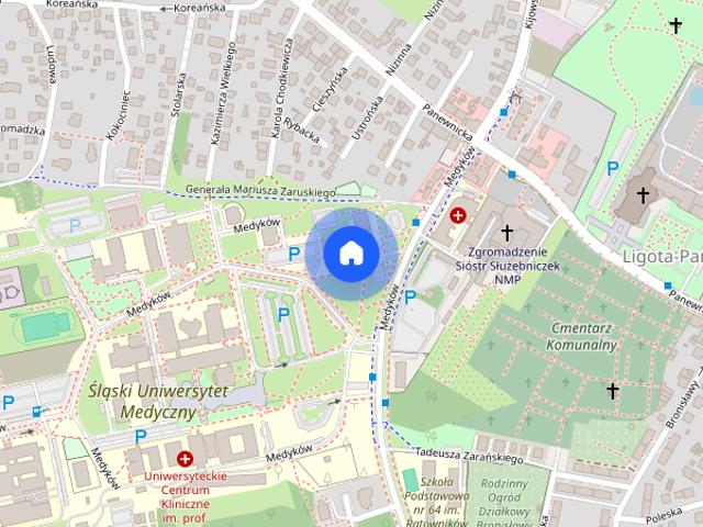 Mieszkanie 2 pokojowe na wynajem – Katowice, Osiedle Franciszkańskie